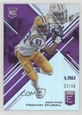 2017 Panini Elite Draft Picks Aspirations Purple 23/99 Travin Dural #187 2p4
