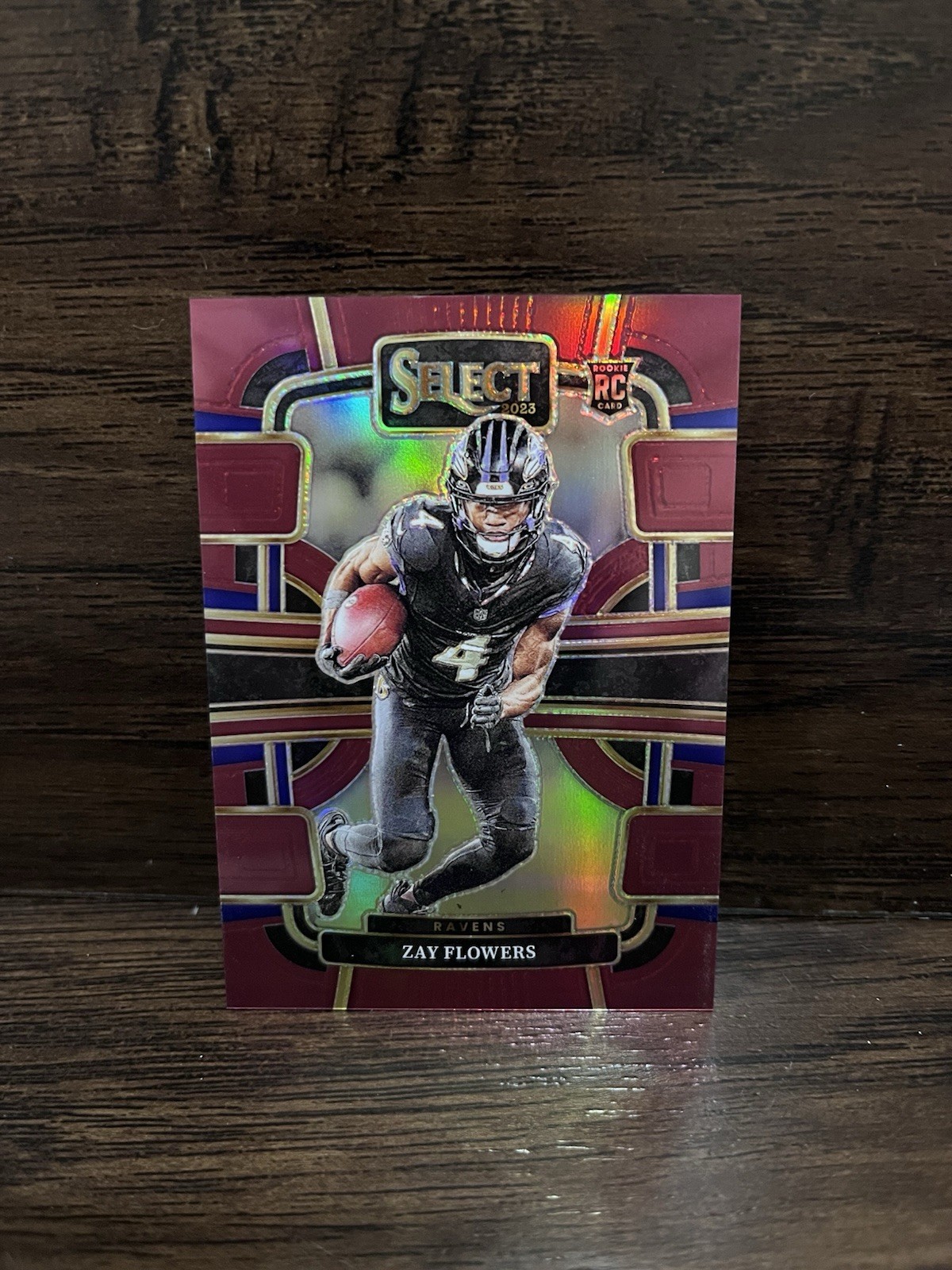 2023 Panini Select. Zay Flowers Maroon /149 + Silver Field Level. Rookie