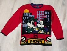 VTG Disney Mickeys Stuff For Kids Sz 16 Red Sweater Mickey Minnie City Drive