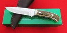 Hen & Rooster Stag Drop Point Sheath Knife Made In Toledo Spain MIB & Sheath! NR