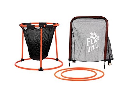 Football Flick Urban Skills Set - 4-in-1 Fußballzielset mit Minitor