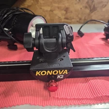 Konova Camera Slider K2 Series 100cm (39.4") Used/Great condition w 2 lights