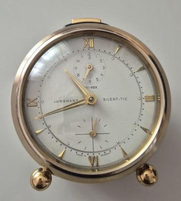 Junghans Silentic TRIVOX  mechanischer Wecker Vintage Uhr Top Zustand! Sehr gut!
