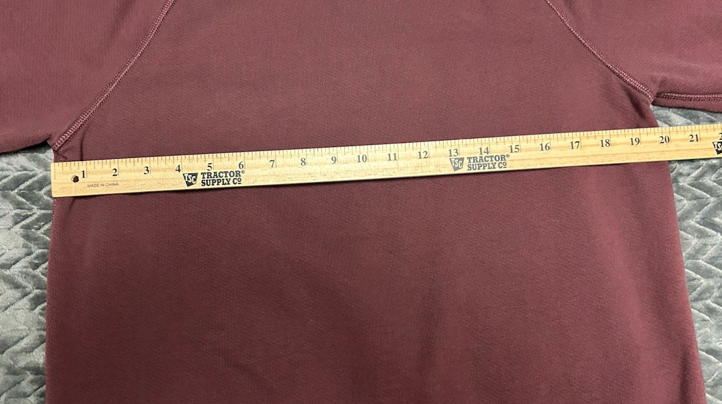 Madewell Solid Reddish-Purple Pullover Sweatshirt… - image 3