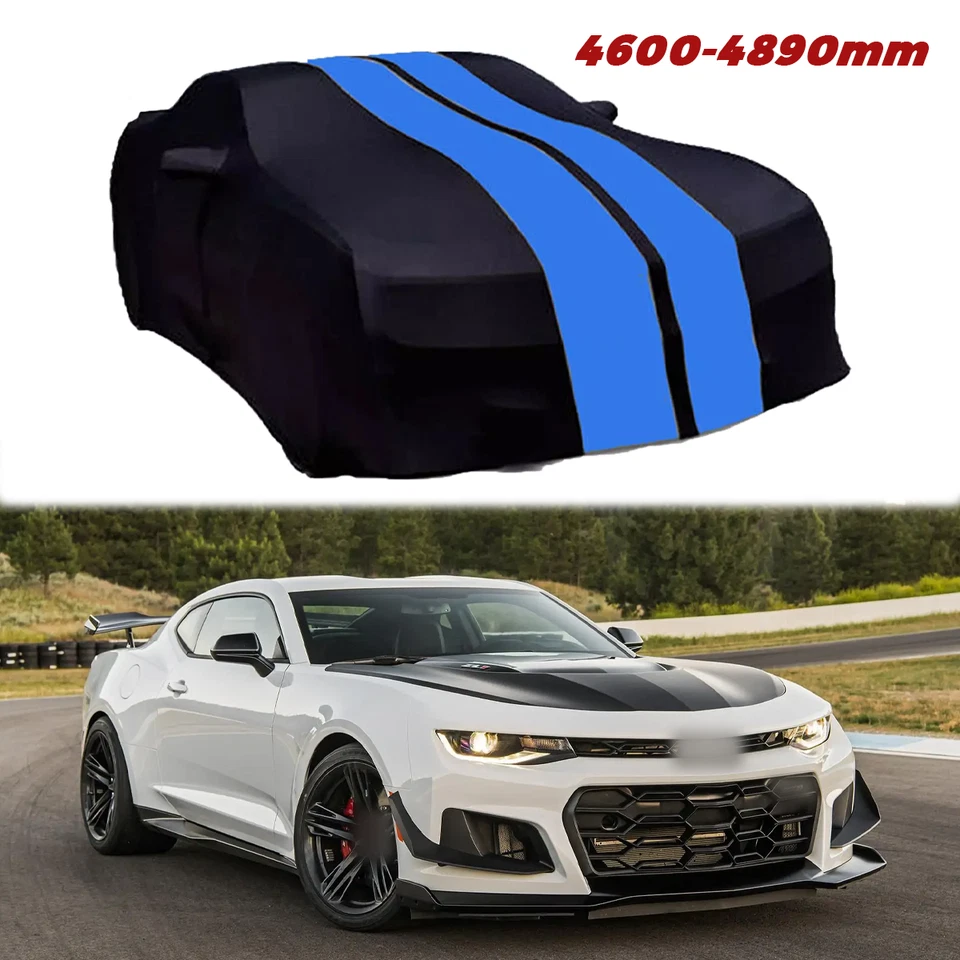 Blue Satin Stretch Waterproof Car Cover Dustproof For Lexus SC SC430 2002-2010 - Image 2 of 4