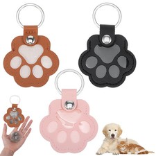 Pet Hair Keychain - 3Pcs Dog Fur Keepsake with Zinc Alloy Paw Design for Pet Lov