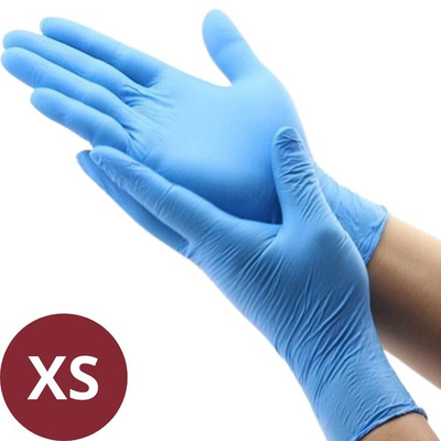 #ad #ad 100 Pcs Blue Nitrile Exam Gloves XS S M L XL Disposable Powder Free Latex Free $12.59