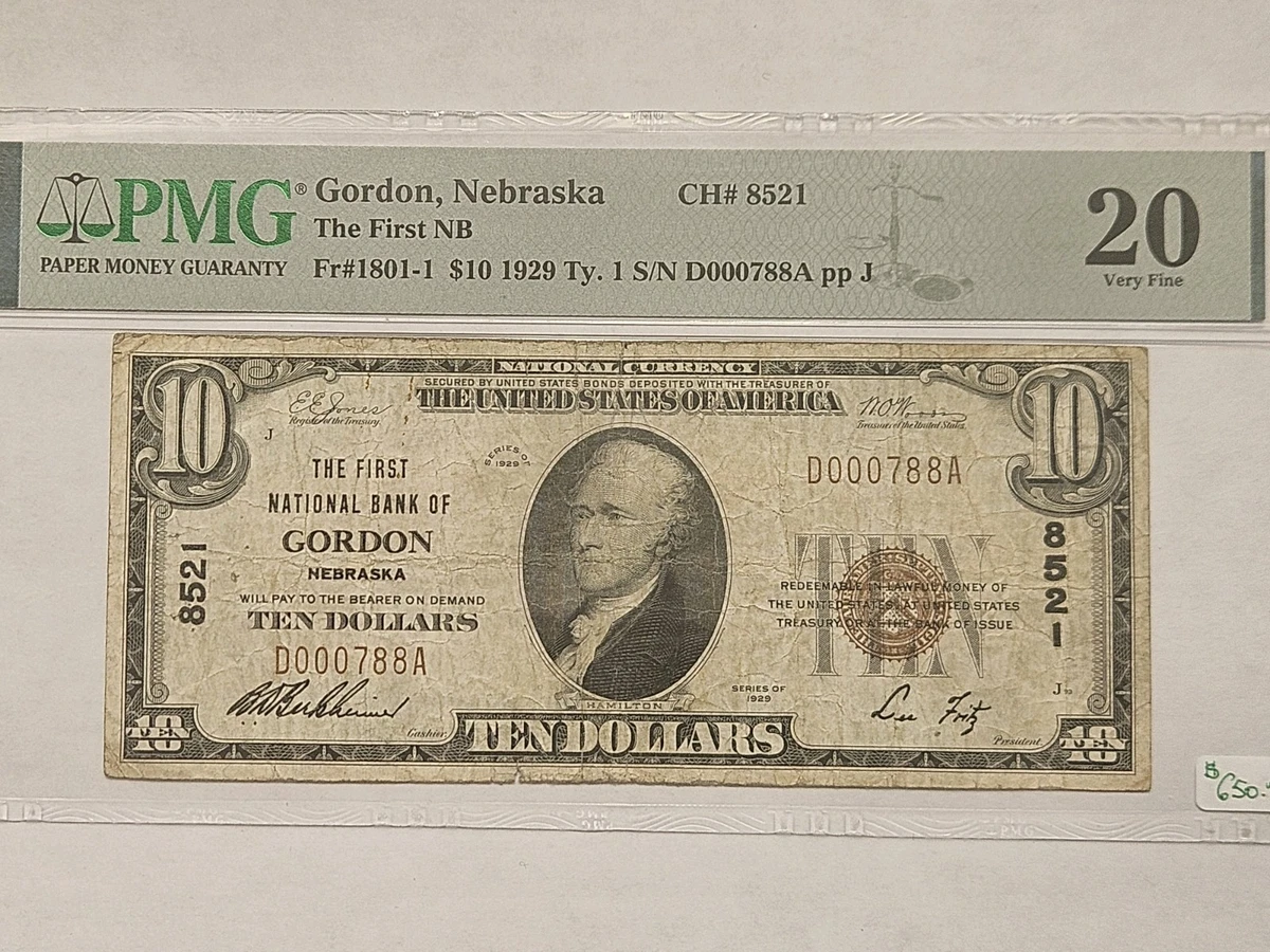 $20 PCGS Banknote Grading US National Banknotes for sale | eBay