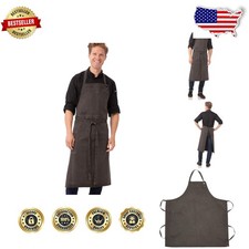 Chef Bib Apron Unisex Dorset 40"L 39"W 100 Cotton