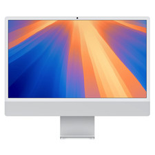 iMac 24 2024 M4 10-Core CPU 10-Core GPU 16GB RAM 256GB SSD Silver - Excellent