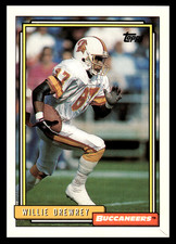 1992 Topps Willie Drewrey #468 Tampa Bay Buccaneers NFL Football Base Set