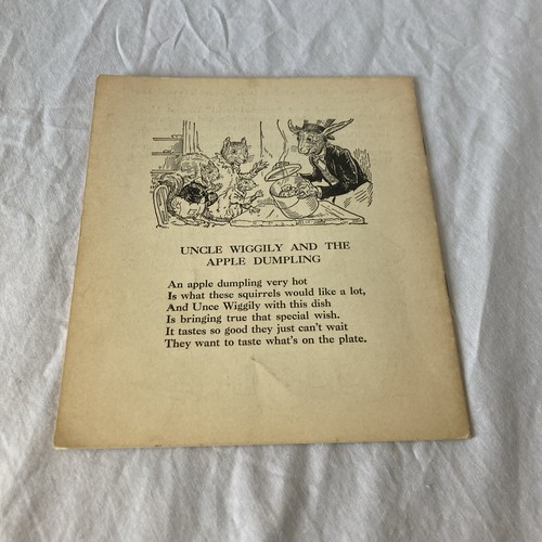 Uncle Wiggily and the Apple Dumpling 1939 book SC Platt & Munk George Carlson - Foto 3 di 5