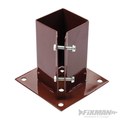 TS452 FIXMAN Bullone Giù Palo Scarpe 75 x 75mm Edificio Recinzione Foto 2 de 2