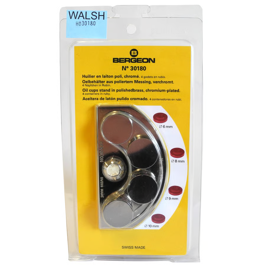 Bergeon Watchmakers Watch Oil Cup Stand Brass Polished