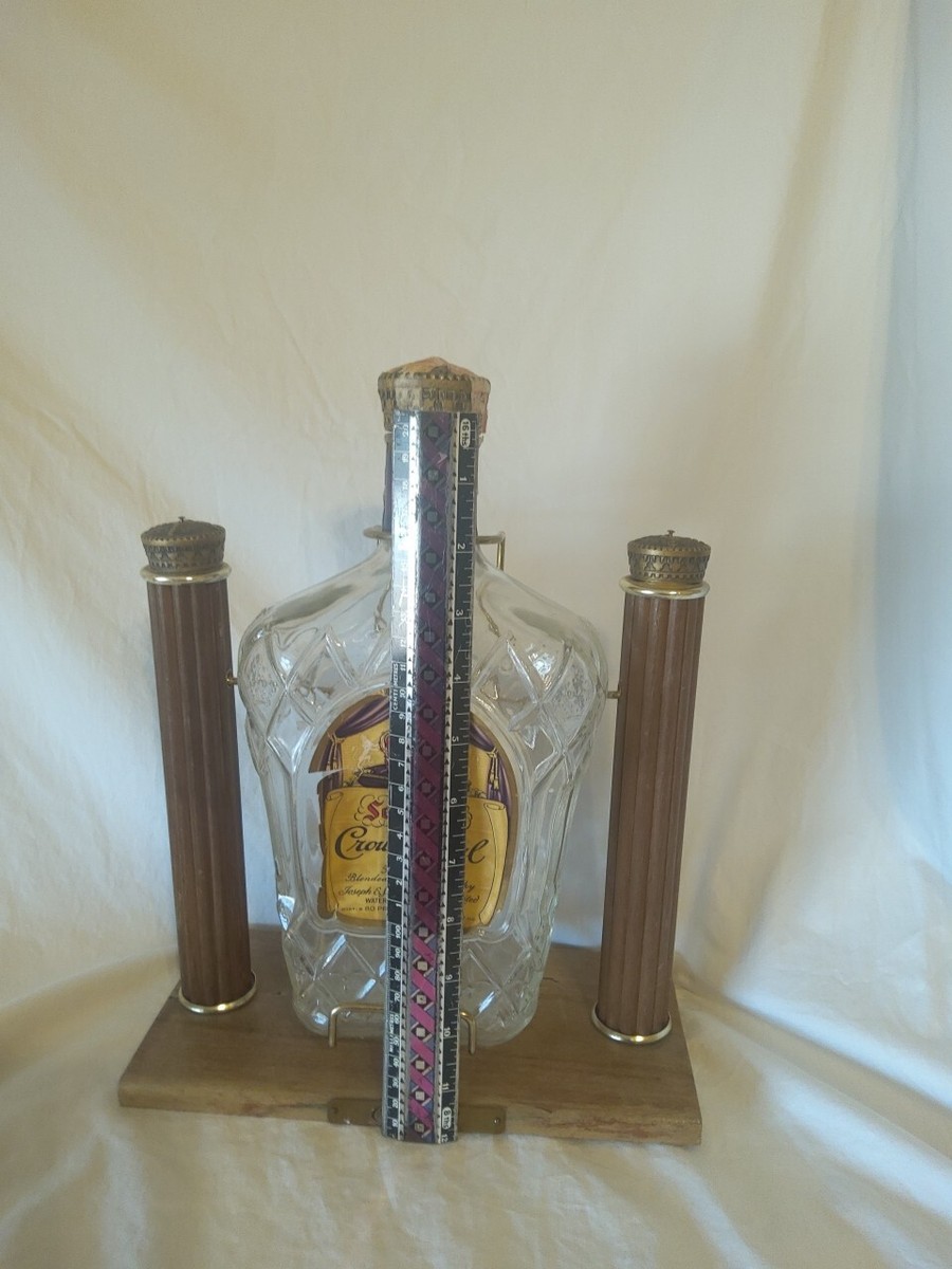 1970's Seagram's Crown Royal Bottle & Pouring Stand | eBay