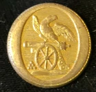 WAR OF 1812 / PRE CIVIL WAR ARTILLERY MILITIA COAT BUTTON ALBERTS# AY-53-A-TY