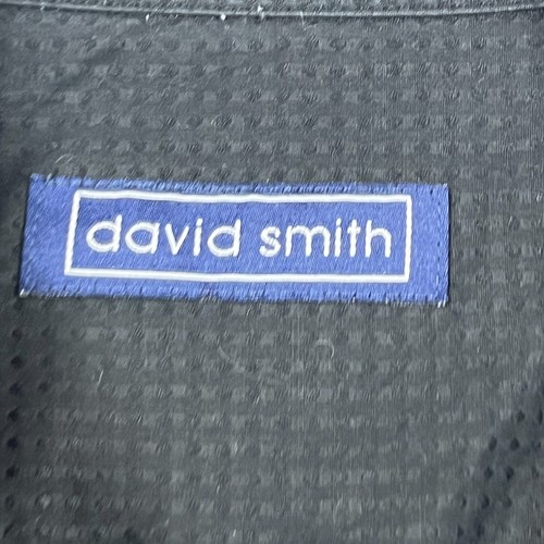 David Smith Cotton Black Long Sleeve Casual Party Shirt Mens 2XL XXL - Picture 6 of 14