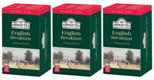 Pack of 3 - Ahmad English Breakfast Black Tea 20ct - 60 tea bags total