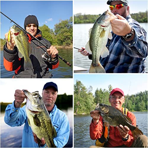 PLUSINNO Fishing Rod and Reel Combos - Carbon Fiber Telescopic Fishing Pole -...