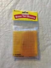 Learning Resources Overhead Base 10 Blocks, New, Sealed