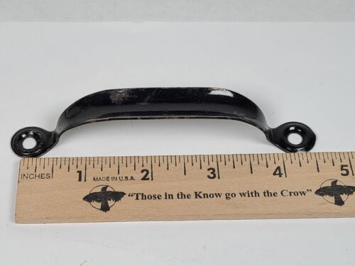 Vintage BLACK Metal Hardware STANLEY Hinges Drawer Pull Gate Hook Latch - Picture 2 of 11