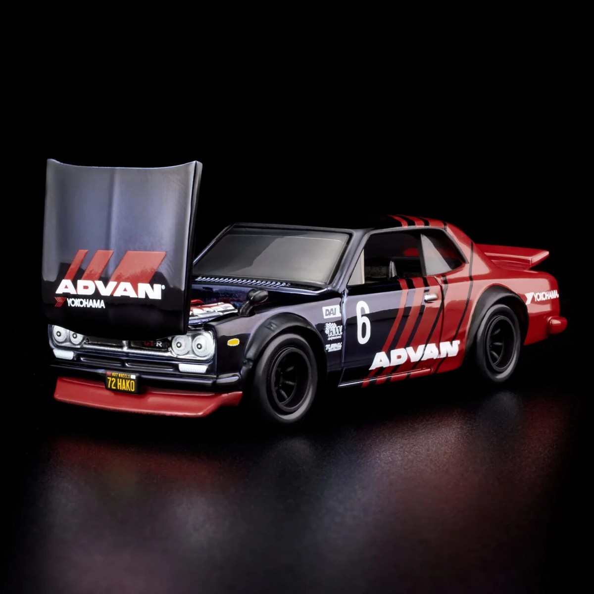 ホットウィール　RLC 1972 日産 スカイライン H/T 2000GT-R Hot Wheels 2024 RLC 1972 NISSAN Skyline H/T 2000GT-R (ADVAN