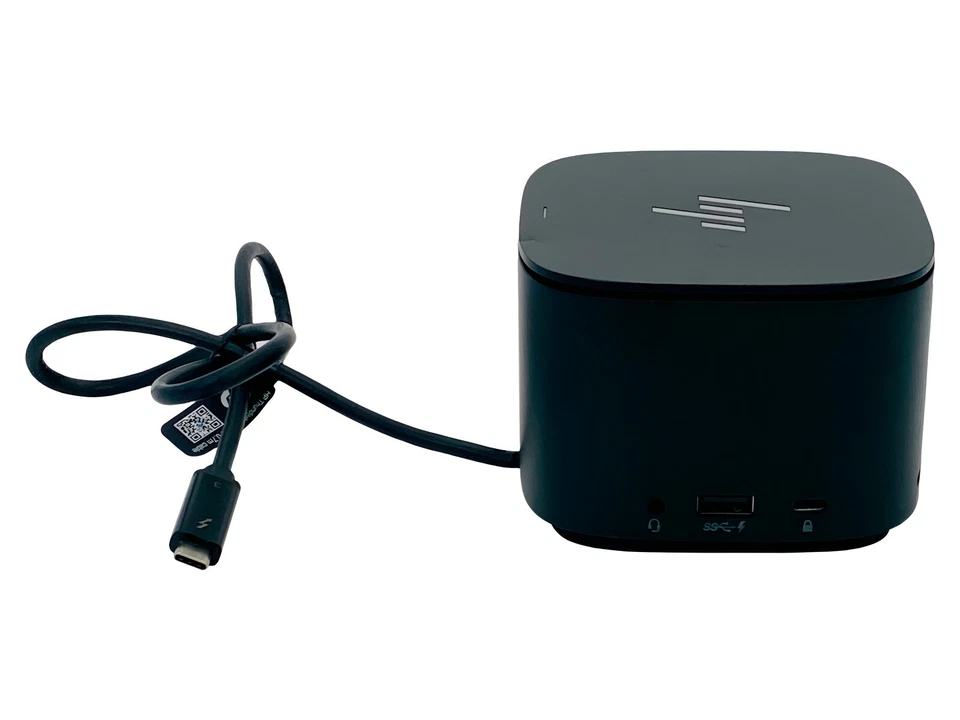NEW HP HSN-IX01 USB-C Thunderbolt G2 Docking Station 2UK37UT#ABA with AC Adapter - Image 4 of 4