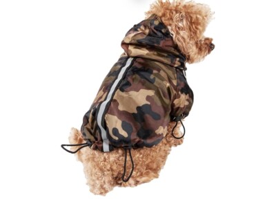 Reflecta-Sport Adjustable Reflective Weather-Proof Pet Rainbreaker Jacket