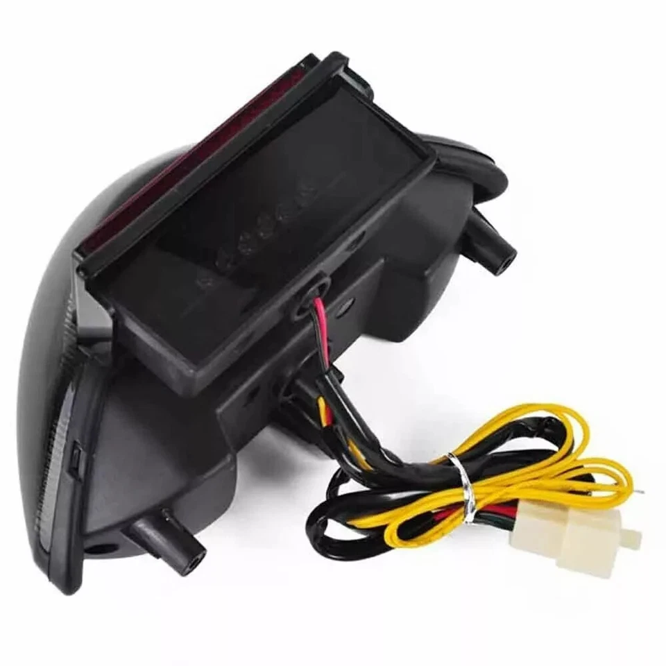 Luz trasera LED de humo para Suzuki Hayabusa GSX1300R 1999-07 lámpara de señal de giro de freno Foto 4 de 4