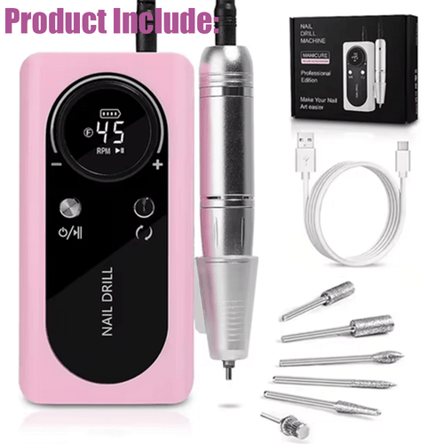 Pro 45000RPM Electric Nail Drill Machine Manicure Pedicure Set Polishing File - Picture 14 of 15