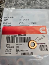 CUMMINS FUEL INJECTOR WASHER 3906659