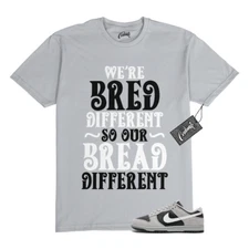 Dunk Light Smoke Grey Anthracite Reflect Silver Black T Shirt to Match BREAD