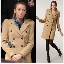 Smythe Camel Colored “cadet” Wool Blend Coat Jacket 6