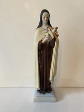 Goebel St. Therese of Lisieux 7 1/2” Porcelain Statue-HF 155/3- Germany 