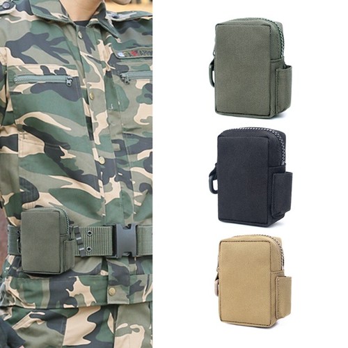 Small Utility EDC Gadget Gear Bag Tactical Pouch Cigarette Holder Case Belt Bag - Picture 9 of 15