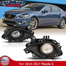 Fog Lights For 2014-2017 Mazda 6 Front Bumper Lamp Wbezelwiringswitch Kit Fog Lights For 2014-2017 Mazda 6 Front Bumper Lamp Wbezelwiringswitch Kit