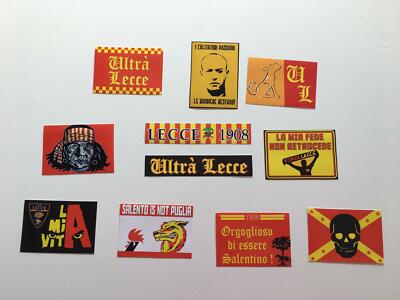 Lot De 10 Stickers Ultras Milan – Autocollants Football, PEGATINAS AUFKLEBER