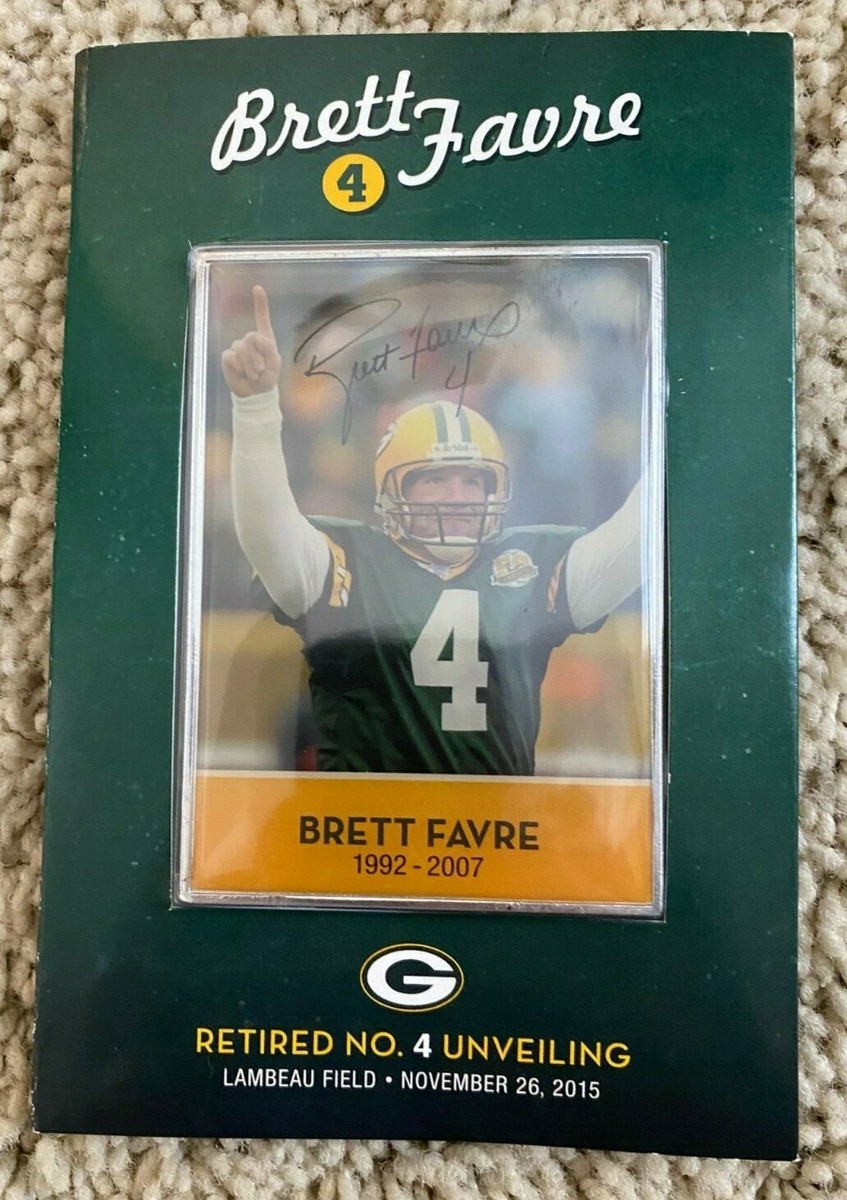 NFL Brett Favre サインカード 1991 Brett Favre signed Topps Stadium Club #94 Rookie Card