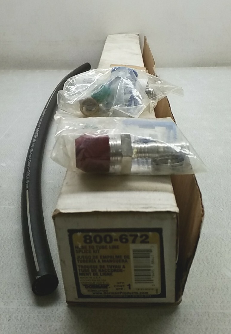 800672 Dorman Hose To Tube Line Splice Kit A/C Line Repair Kit 800672