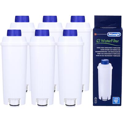 6x Wasserfilter für die Kaffeemaschine DeLonghi ECAM Prima Donna S DLS C002