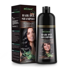 500ml Hair Dye Shampoo Natural Herbal Permanent Instant Dye Hair Color Shampoo