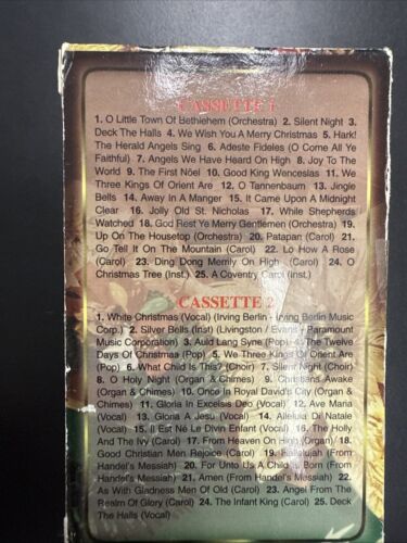 Unopened 50 Golden Christmas Favorites - 2 Cassette Tape Set - Christmas Songs - Picture 3 of 4