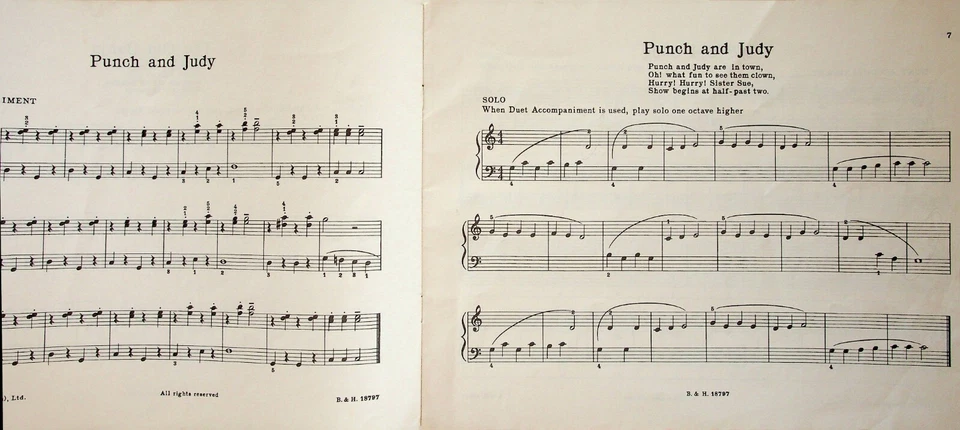 Eight Duets For Beginners Solos With Accompaniments Piano Sheet Music Song Book - Image 4 of 4