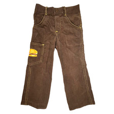 Mcdonald's Fashions by Stevie Togs 1978 Kids Pants Brown Corduroy Vintage