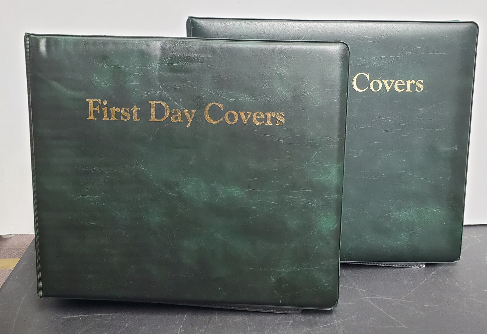 Set of 2 Mystic FDC Albums, Binders Barely Used, ~50 Double-Sided Pages Each