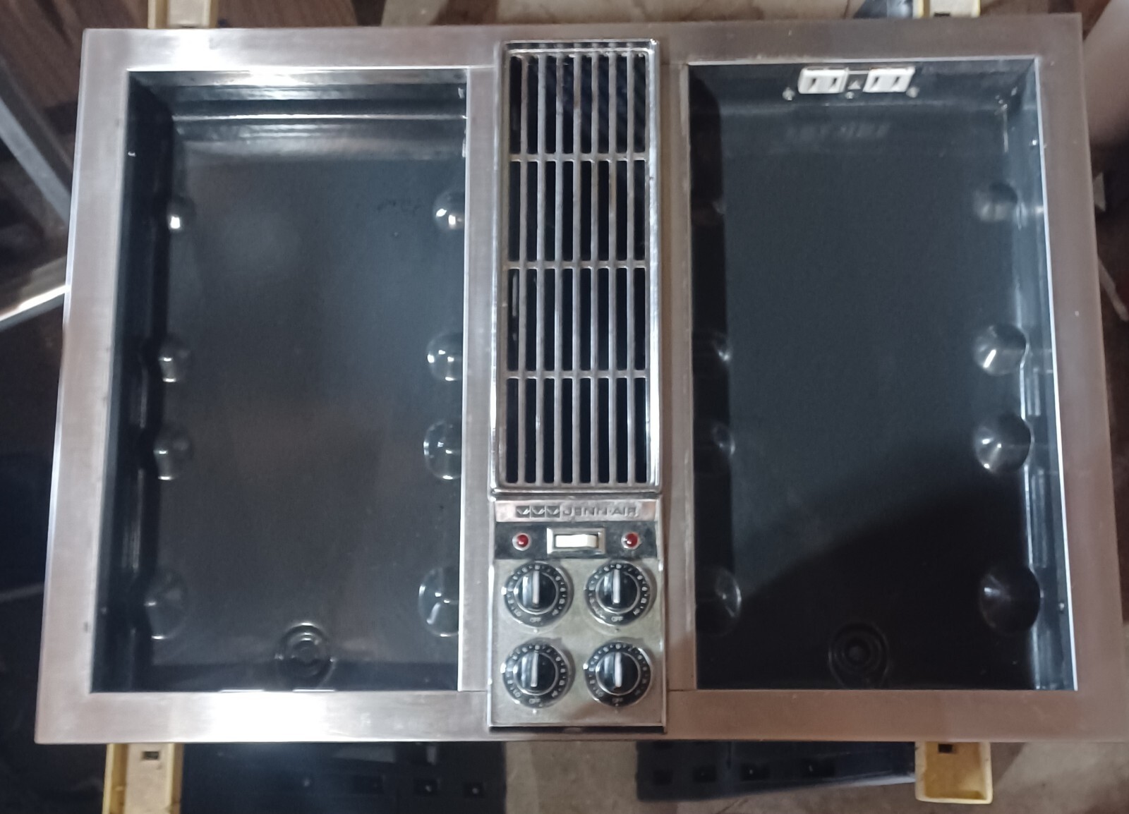 Jenn Air C221 Downdraft Stainless With Grill Unit & Two A122 Cartridges VIDEO eBay