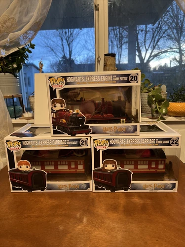 Funko Pop! Rides Harry Potter Hogwarts Express Train Set #20,#21,#22