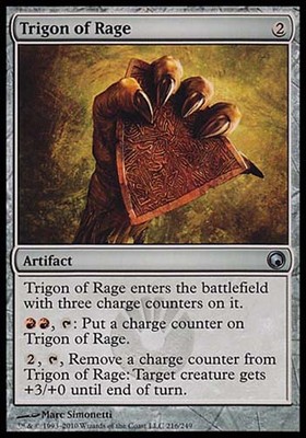 4x Trigon of Rage Scars of Mirrodin MtG Magic Artifact Uncommon 4 x4 Card Cards