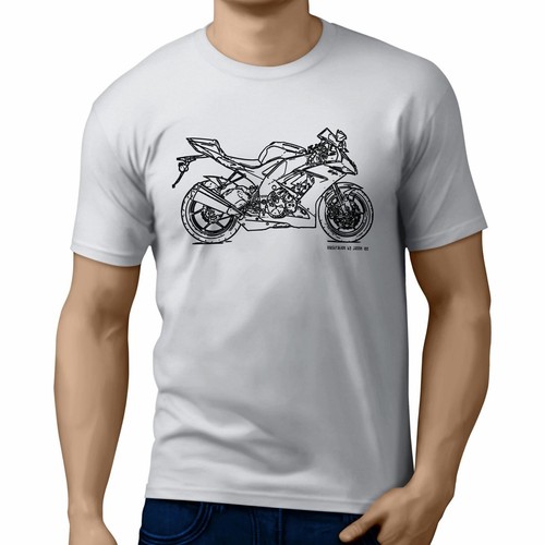 Camiseta para ventilador de motocicleta JL Illustration for A Kawasaki ZX10R 2009 - Imagen 17 de 24