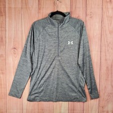 Under Armour HeatGear Loose Fit Quarter Zip Shirt Sz XL Stretch Activewear